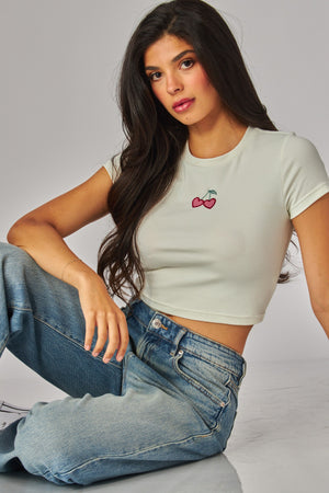 Cherry Patch Baby Tee