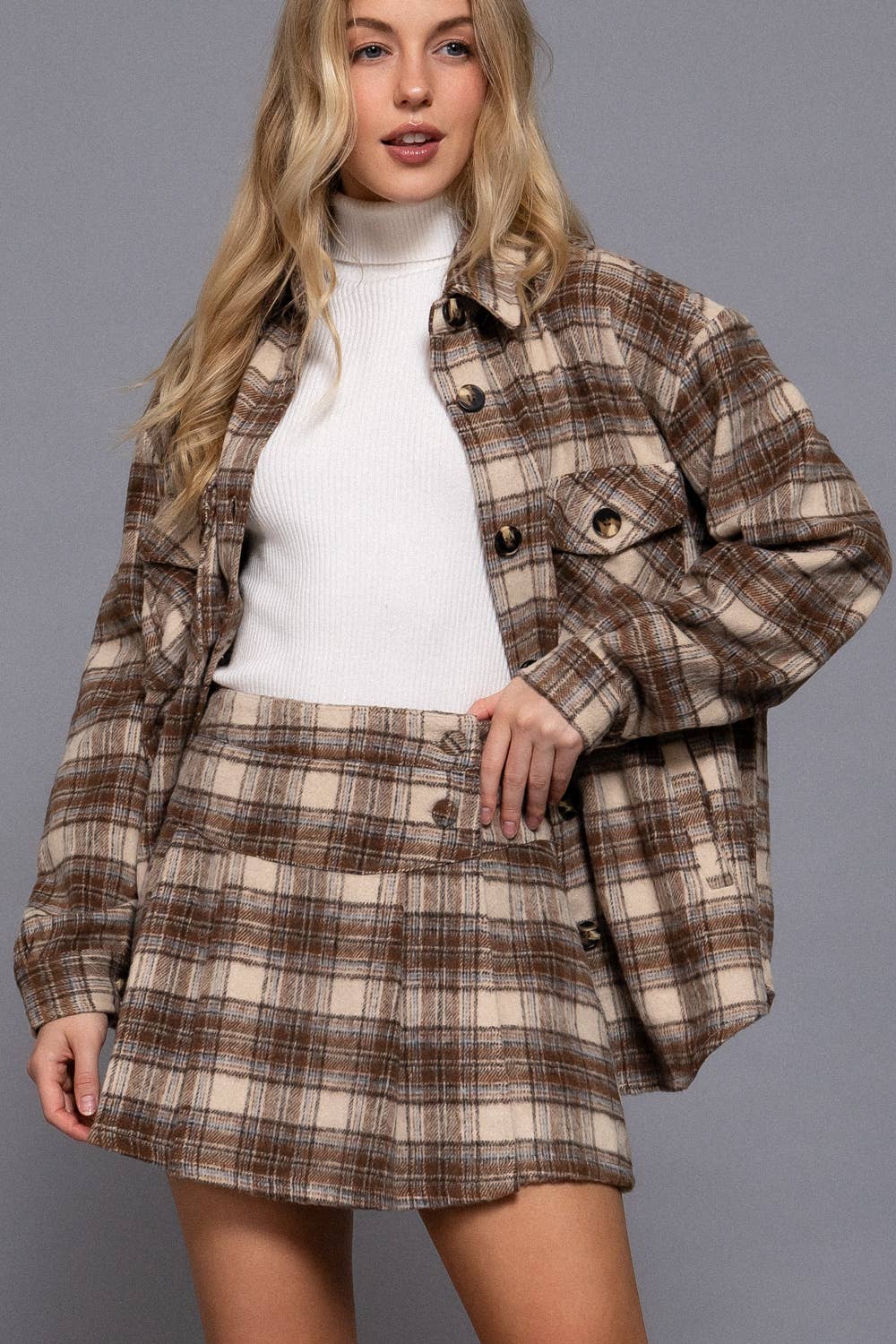 Sienna Plaid Skirt