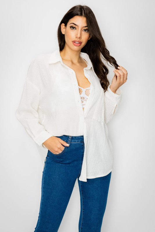 Jane Button Up