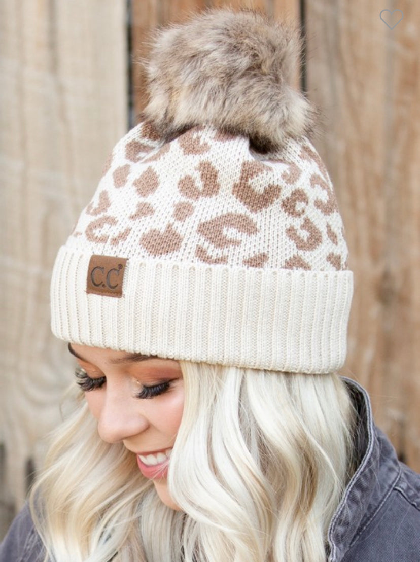 CC Beanie w/Pom Pom