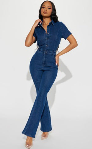 Shania Denim Jumpsuit